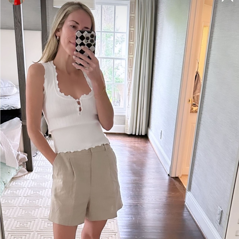 Zara white tank